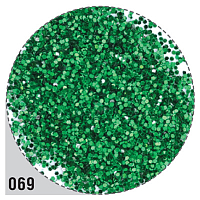 Irisk, песок (С) в стеклянном флаконе (069-зеленый), 10 г