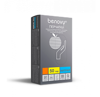 Benovy, Nitrile MultiColor - перчатки нитриловые (сиреневые, S), 50 пар
