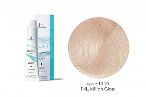 TNL, Million Gloss - крем-краска для волос (10.23 Платиновый блонд перламутр. золотистый), 100 мл