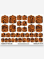 Anna Tkacheva, наклейки пленки для педикюра PR-818