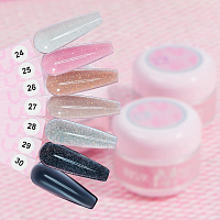 Irisk, ABC Limited collection - гель светоотражающий №25 (Reflective Ice Pink), 15 мл
