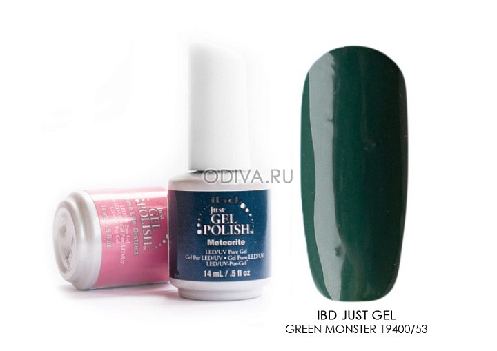 УЦЕНКА, IBD Just Gel Polish, гелевый лак (Green Monster №19400/53), 14 мл