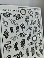 Anna Tkacheva, слайдер-дизайн MilliArt металлик MTL-209