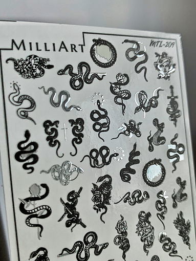 Anna Tkacheva, слайдер-дизайн MilliArt металлик MTL-209