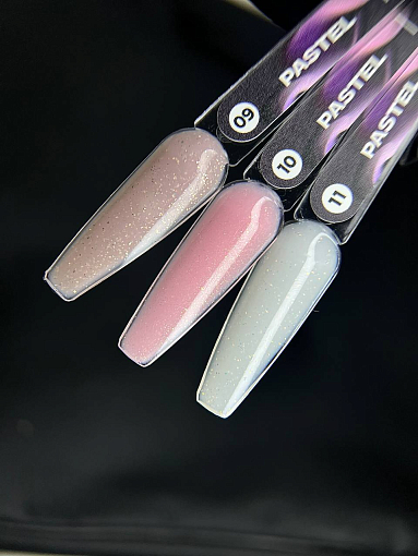 TNL, Pastel - жесткий гель для наращивания с шиммером №10 (розовый ангел), 30 мл