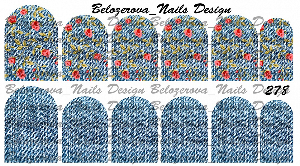 Слайдер-дизайн Belozerova Nails Design на прозрачной пленке (278)