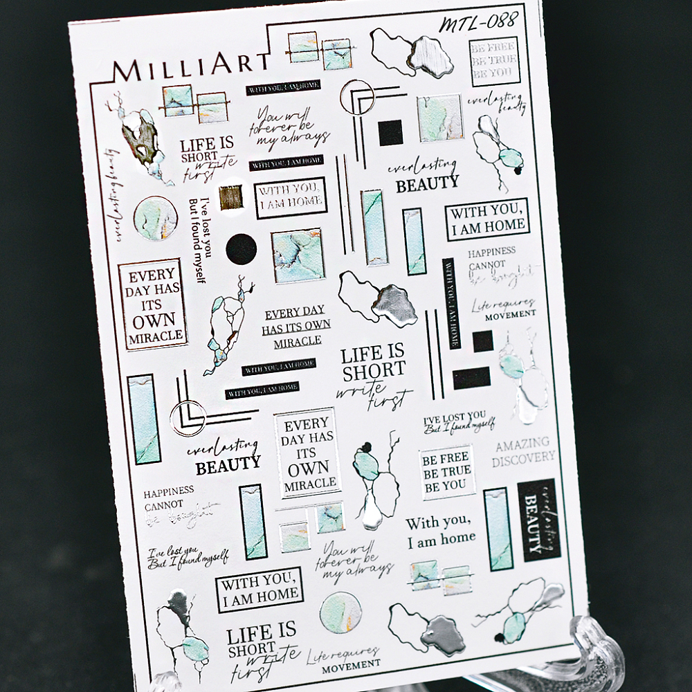 Anna Tkacheva, слайдер-дизайн MilliArt металлик MTL-088 Anna Tkacheva, слайдер-дизайн MilliArt металлик MTL-088