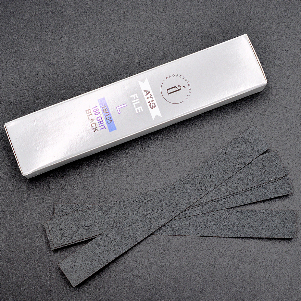 Atis, сменные файлы для пилки-основы 18/155 мм (Black, 180 грит), 50 шт Atis, сменные файлы для пилки-основы 18/155 мм (Black, 180 грит), 50 шт