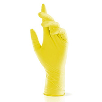 Archdale, перчатки для маникюриста нитриловые Nitrimax (желтые, S), 100 шт