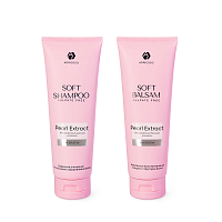 Adricoco, Soft - набор бессульфатный шампунь и бальзам с кератином (2 шт по 250 мл)