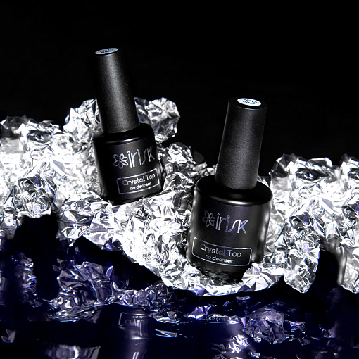 Irisk, Crystal Top - топ ультраглянцевый для гель-лака с UV-фильтром (01 без л/с), 10 мл