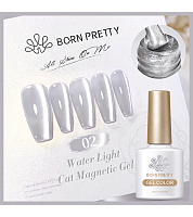 Born Pretty, Water Light Cat Magnetic Gel- магнитный гель-лак кошачий глаз WL-02, 10 мл