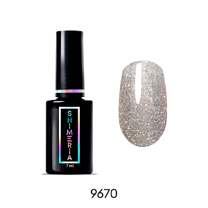 RuNail, Shimeria Diamond - гель-лак светоотражающий №9670, 7 мл