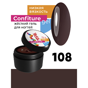 BSG, Confiture - жёсткий гель для наращивания №108 (низкая вязкость), 13 гр