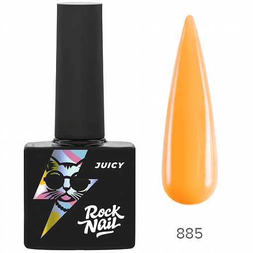 RockNail, гель-лак Juicy №885, 10 мл