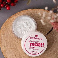 Essence, all about matt! fixing loose powder — пудра рассыпчатая
