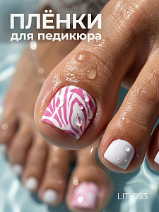 Anna Tkacheva, мини наклейки пленки для педикюра LIT-053