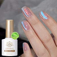 Born Pretty, Crystal Cat Magnetic Gel - магнитный гель-лак "кошачий глаз" MY241 (Arctic Blue), 10 мл