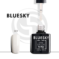 Bluesky, Luxury Silver - топ с шиммером (Glitter 001), 10 мл