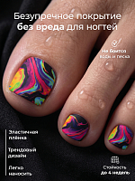 Anna Tkacheva, наклейки пленки для педикюра PR-066