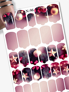 Anna Tkacheva, наклейки пленки для дизайна ногтей N-096
