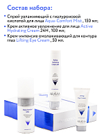 Aravia, Набор для глубокого увлажнения кожи "Daily Hydration 24H"