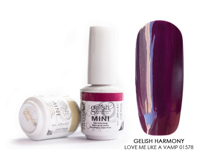 УЦЕНКА, Gelish Harmony, гель-лак mini (Love Me Like a Vamp 01578), 9 мл