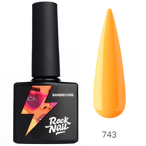 RockNail, гель-лак Barbiecore №743, 10 мл