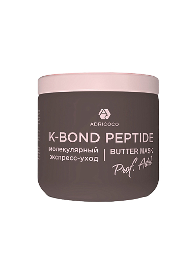 Adricoco, Prof Adri K-Bond Peptide - восстанавливающая маска-баттер для волос, 300 мл Adricoco, Prof Adri K-Bond Peptide - восстанавливающая маска-баттер для волос, 300 мл