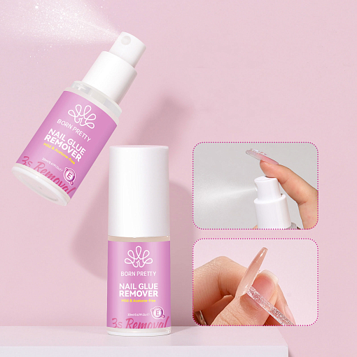 Born Pretty, Eco-friendly Spray Nail Glue Remover - спрей для удаления клея c ногтей, 20 мл