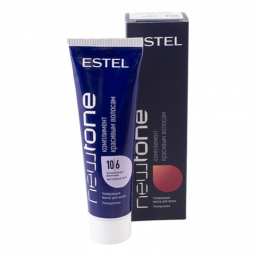 Estel, Newtone - тонирующая маска для волос (10/6 Светлый блондин фиолетовый), 60 мл