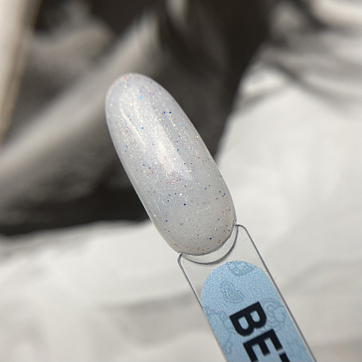 Patrisa nail, BEZE base - молочная база с разноцветным микрошиммером (№3), 12 мл