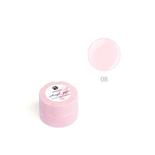 УЦЕНКА, Adricoco, акригель (№08 камуфлирующий классический розовый), 10 мл