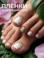 Anna Tkacheva, наклейки пленки для педикюра PR-806