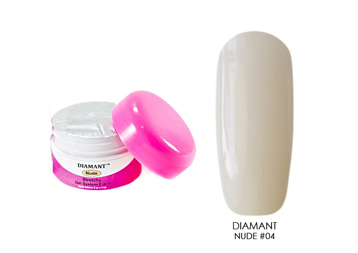 УЦЕНКА, Diamant, моделирующий гель (Nude №4 средней вязкости), 14 мл
