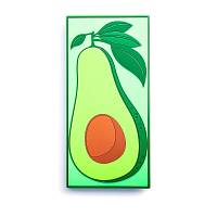 I HEART REVOLUTION, Tasty - палетка теней для век "Avocado"