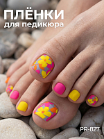 Anna Tkacheva, наклейки пленки для педикюра PR-827
