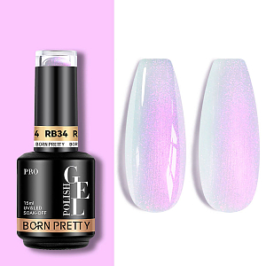 Born Pretty, Quick Extension Gel - базовое каучуковое покрытие RB34, 15 мл