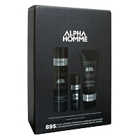 Estel, Alpha Homme 895 - набор (тонизирующий шампунь, масло для бритья, гель для душа)