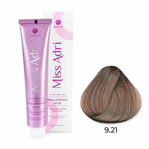 Adricoco, Miss Adri Elite Edition - крем-краска для волос (оттенок 9.21), 100 мл