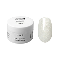 RuNail, BUILDER UV GEL AURORA SHINE - моделирующий УФ-гель c шиммером №9822, 15 гр