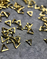 Artex, декор металлический (треугольник золото 3мм)