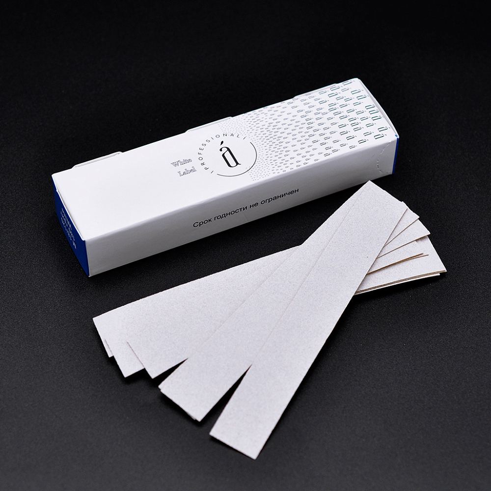 Atis, сменные файлы для пилки-основы M и 18/120 мм (White, 180 грит), 50 шт