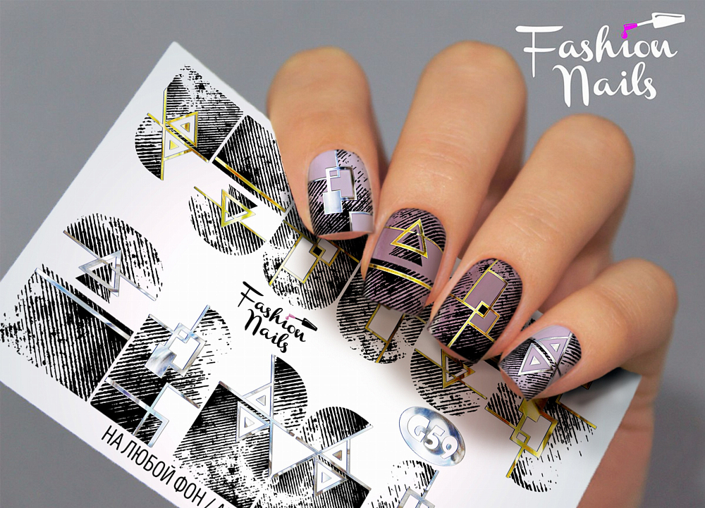 Fashion Nails, слайдер-дизайн "Galaxy" №59