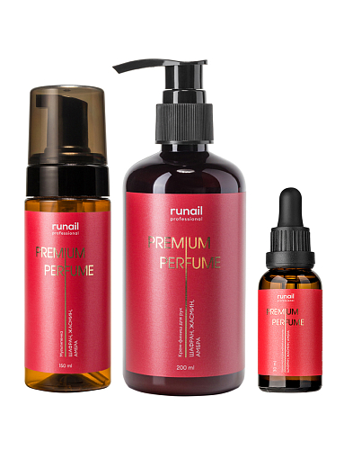 RuNail, набор №139 парфюмированная мульти-пенка, крем-финиш и сухое масло для ногтей и кутикулы