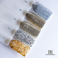 TNL, Brilliant Gel - жидкая фольга №01 (Феникс), 5 мл