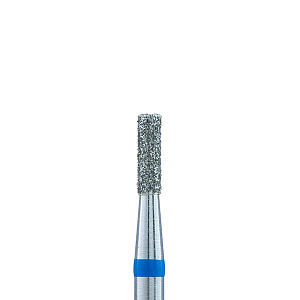 Система, фреза алмазная цилиндр Silver Kiss (синяя, d 0.18)