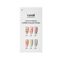 RuNail, BUILDER UV GEL HERB COLLECTION - моделирующий УФ-гель с сухоцветами №9979, 15 гр