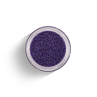 Masura, Блёстки-шарики для дизайна ногтей Пурпурные Капельки, 5 гр