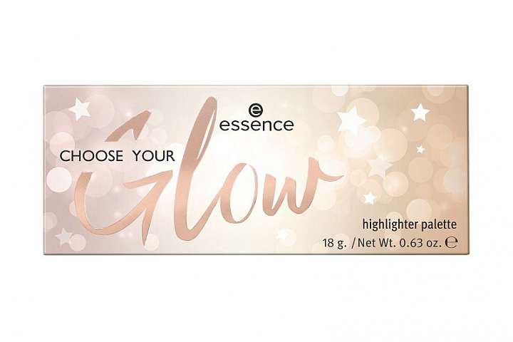 Essence, choose your glow — палетка хайлайтеров